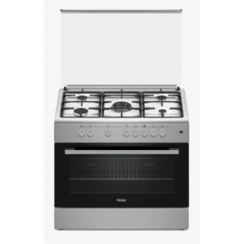 CUISINIERE HAIER HCR6050EGS 90X60 5 FEUX INOX