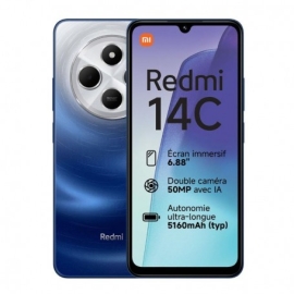REDMI 14C - MEMOIRE 128 Go - RAM 4 Go -ECRAN 6.88 pouces