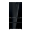 REFRIGERATEUR CONGELATEUR HAIER MULTIPORTES SERIE F90 HFR79F19DFGB(UK) VERRE INOX 703 LITRES